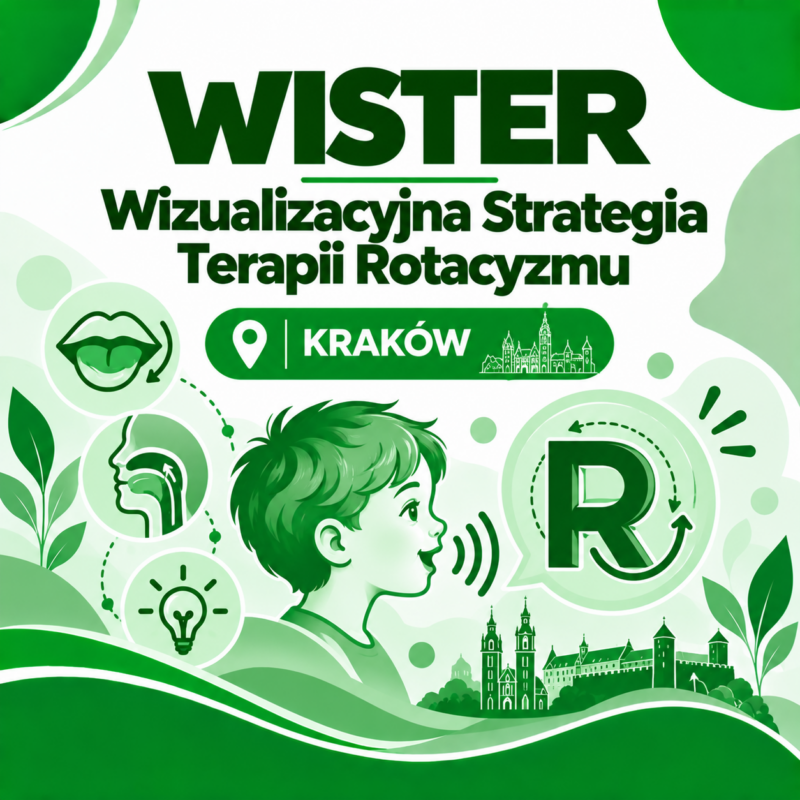 WISTER - Wizualizacyjna Strategia Terapii Rotacyzmu szkolenie stacjonarne KRAKÓW